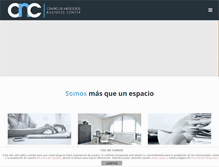 Tablet Screenshot of cnccentrodenegocios.com